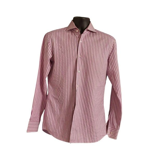 HUGO BOSS Slim Fit Long Sleeve Button Down Shirt Size 34/15 - Picture 2 of 4